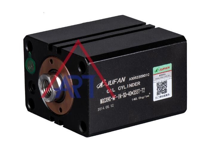 Inductive Carbon Steel Compact Hydraulic Cylinder With Forwarding Alignment Stroke And Basic And Foot Installation