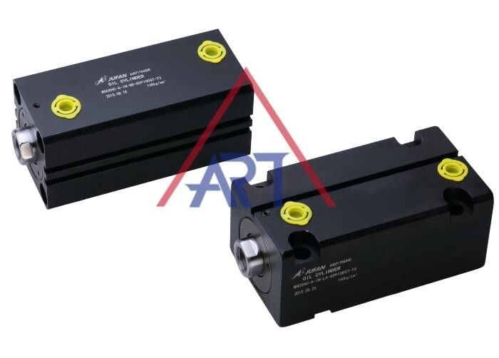 Bore 63mm 80mm 100mm Carbon Steel Compact Hydraulic Cylinder Foot Glange With 2 Sensor Grooves